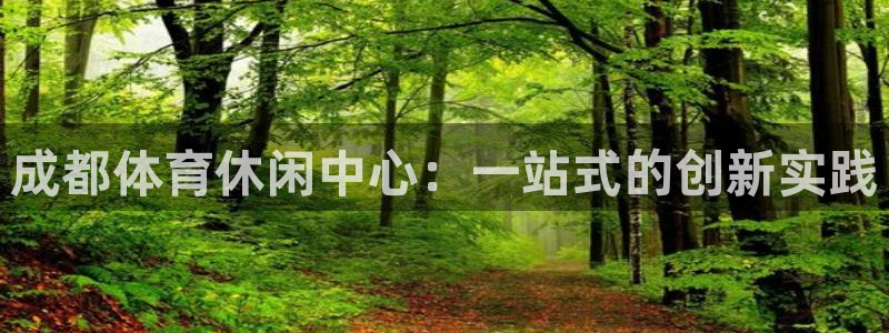 七星体育直播nba7live相关：成都体育休闲中心：一站式的创新实践
